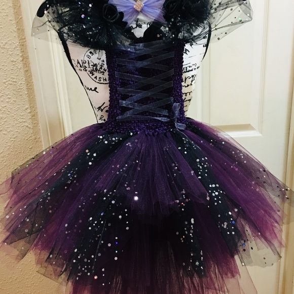 MALEFICENT couture tutu dress/costume - Picture 6 of 7